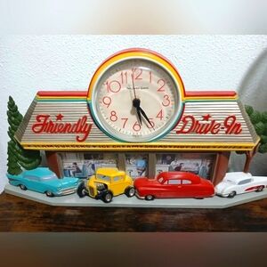 Vintage Coca-Cola 50's Family Drive In Clock